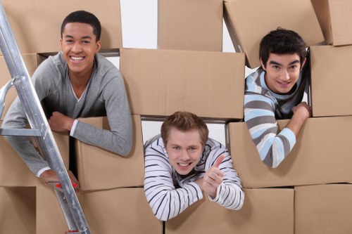 Local Bow removals team handling furniture packing and loading for a smooth relocation
